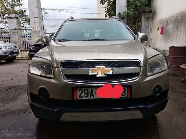 Cần bán xe Chevrolet Captiva LTZ 2.4 AT 2007, màu vàng số tự động, giá chỉ 235 triệu