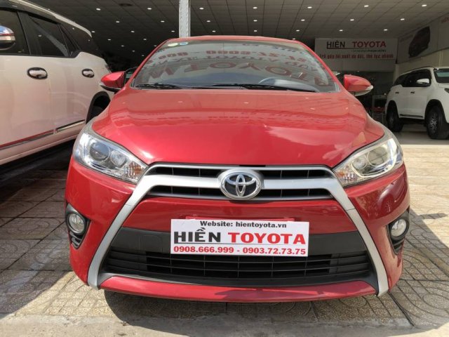 Bán Toyota Yaris năm 2016, màu đỏ, xe nhập như mới giá cạnh tranh0