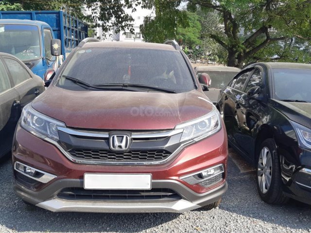 Bán Honda CR V đời 2016, màu nâu số tự động