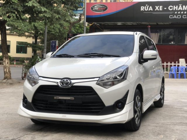 Toyota Wigo 1.2 G AT 2018, màu trắng, số tự động, trả góp