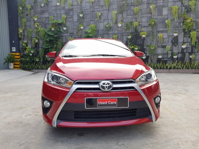 Bán xe Toyota Yaris G sản xuất 2015, màu đỏ, xe nhập, 570 triệu