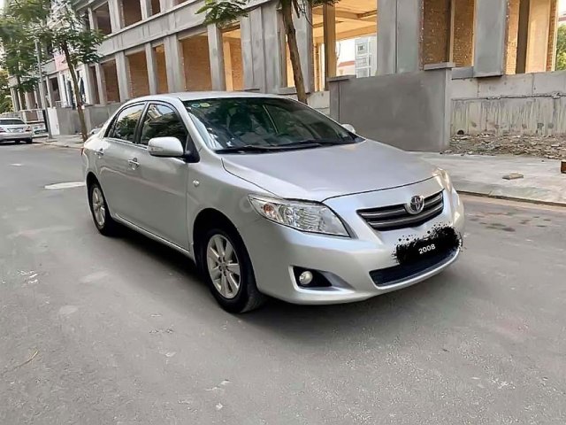 Cần bán Toyota Corolla đời 2008, màu bạc, nhập khẩu chính hãng0