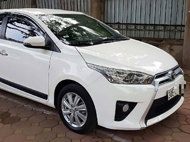 Cần bán gấp Toyota Yaris 1.5 G năm 2017, màu trắng, nhập khẩu, chính chủ, giá 598tr0