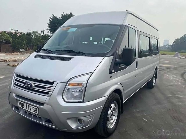 Bán Ford Transit 2.4MT 2015, màu bạc, số sàn 