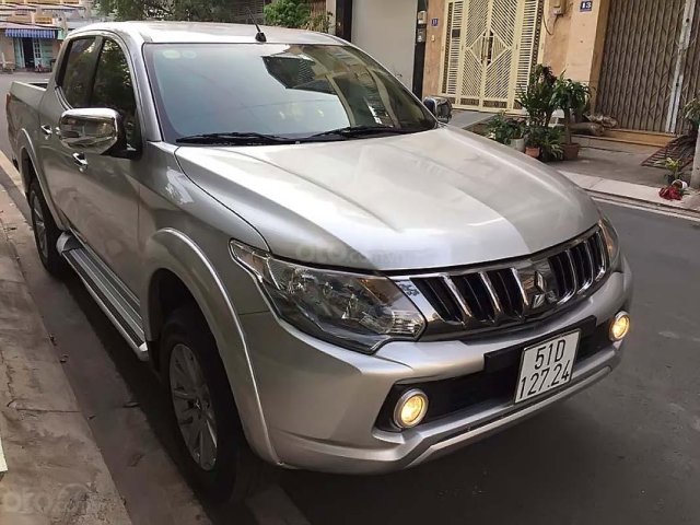 Bán ô tô Mitsubishi Triton sản xuất năm 2017, màu bạc, nhập khẩu chính hãng0