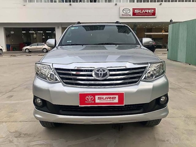 Bán xe Toyota Fortuner 2.7V 4x2 AT năm 2013, màu bạc, số tự động 