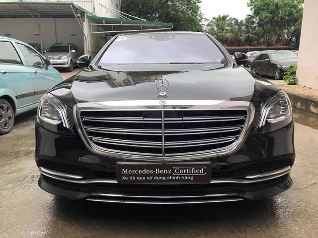 Bán Mercedes S450 sản xuất 2018, màu đen như mới0