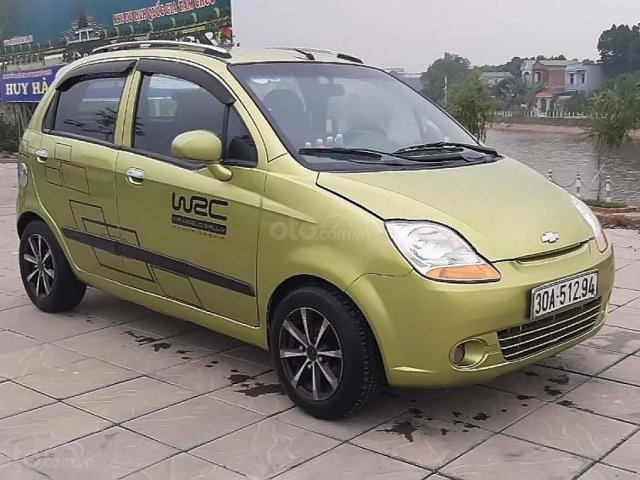 Bán xe cũ Chevrolet Spark sản xuất 2009, màu xanh lục0