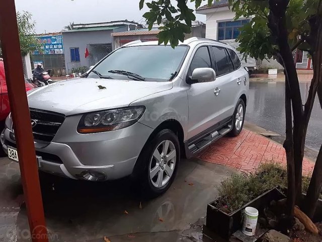 Bán Hyundai Santa Fe MLX năm sản xuất 2009, màu bạc, xe nhập 0