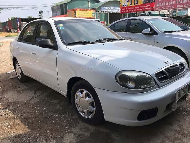 Bán xe cũ Daewoo Lanos SX đời 2003, màu trắng