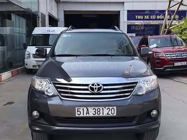 Bán xe Toyota Fortuner đời 2012, màu nâu, giá 599tr