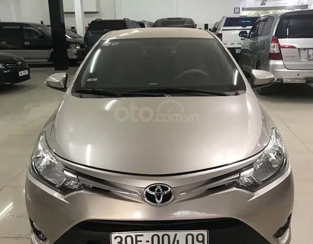 Cần bán Toyota Vios đời 2016, màu vàng cát, giá tốt