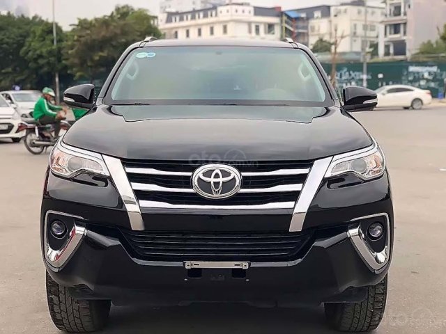 Bán Toyota Fortuner 2.7V 4x2 AT sản xuất 2017, màu đen, nhập khẩu  