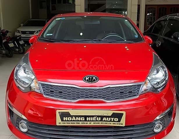 Bán Kia Rio năm sản xuất 2016, màu đỏ, nhập khẩu  0