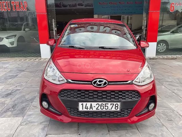 Bán xe Hyundai Grand i10 1.2 AT đời 2017, màu đỏ, số tự động