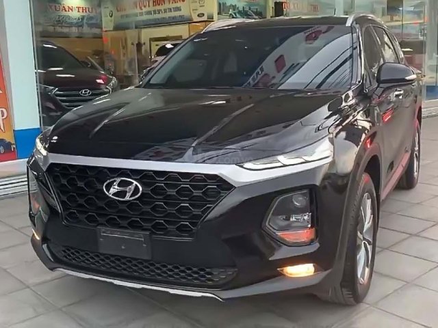 Bán xe cũ Hyundai Santa Fe 2.4AT sản xuất 2019, màu đen0