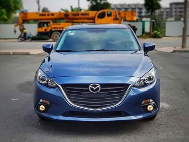 Bán xe Mazda 3 sản xuất 2016, màu xanh lam0