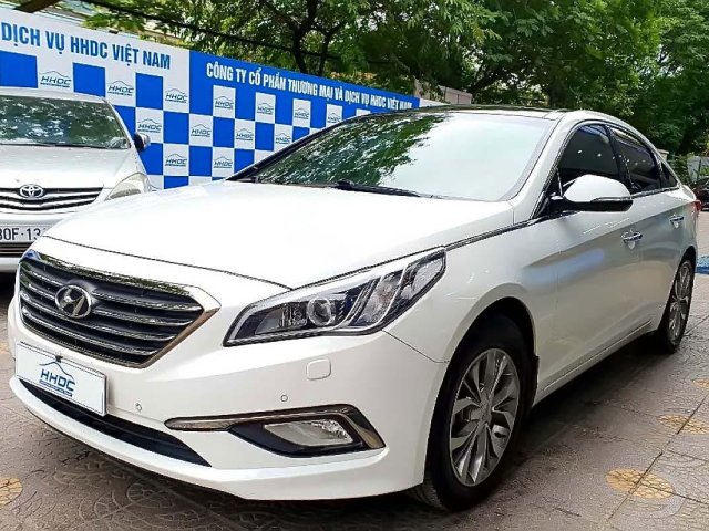 Bán Hyundai Sonata 2.0AT đời 2015, màu trắng, nhập khẩu nguyên chiếc0