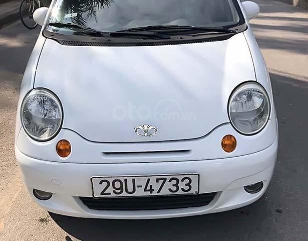 Cần bán lại xe Daewoo Matiz SE đời 2004, màu trắng