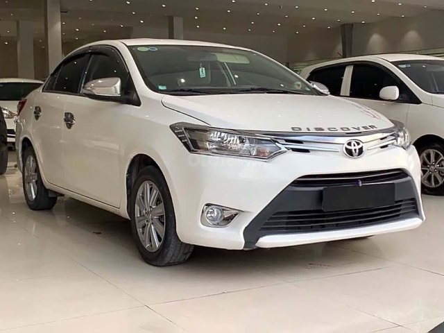 Bán Toyota Vios 1.5 E MT đời 2017, màu trắng số sàn0