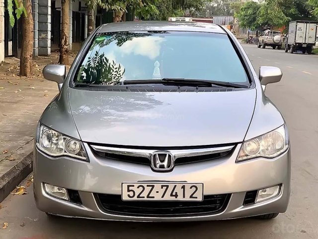 Cần bán lại xe Honda Civic 1.8 MT năm 2007, màu bạc  0