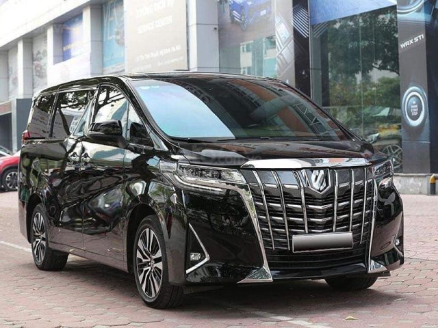 Giảm giá cuối năm chiếc xe nhập khẩu chính hãng Toyota Alphard đời 2019, màu đen 0