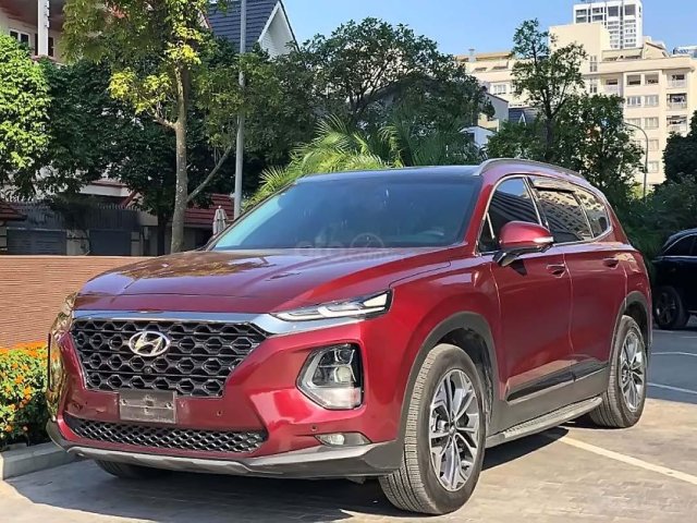 Bán xe cũ Hyundai Santa Fe 2.4L HTRAC năm sản xuất 2018, màu đỏ