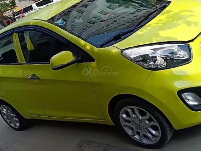 Bán xe Kia Picanto đời 2013, màu xanh lục, số tự động 