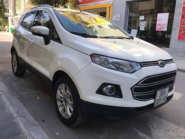 Cần bán lại xe Ford EcoSport Titanium 1.5 AT sản xuất 2016, màu trắng số tự động, giá chỉ 515 triệu0