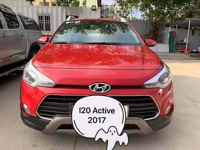 Bán Hyundai i20 Active 1.4 AT năm 2017, màu đỏ, nhập khẩu  0