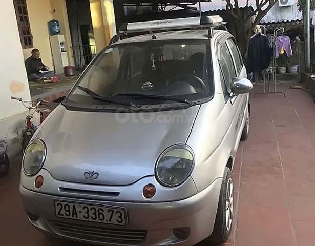 Cần bán gấp Daewoo Matiz đời 2008, màu bạc số sàn, giá 74tr