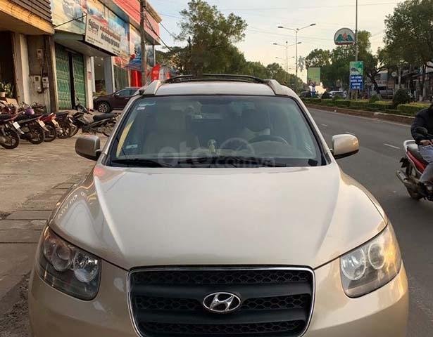 Cần bán gấp Hyundai Santa Fe đời 2008, màu vàng, nhập khẩu nguyên chiếc0