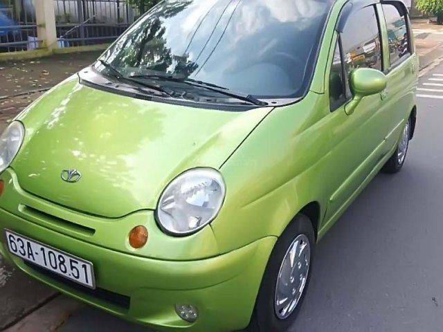 Bán xe cũ Daewoo Matiz SE 0.8 MT đời 2008, màu xanh lục0