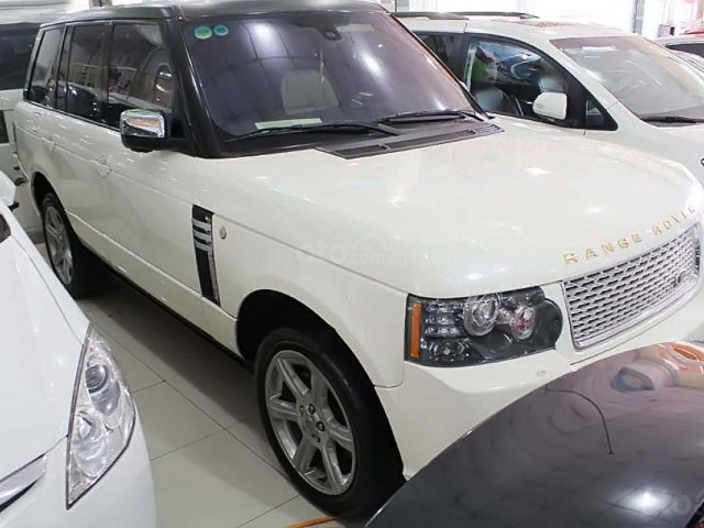 Cần bán LandRover Range Rover đời 2009, màu trắng, xe nhập chính hãng0