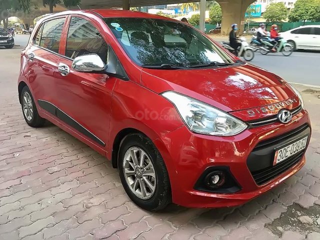 Bán xe Hyundai Grand i10 2015, màu đỏ, nhập khẩu0