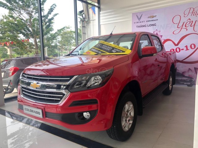 Giảm giá sốc cuối năm chiếc xe Chevrolet Colorado sản xuất năm 2019, màu đỏ, nhập khẩu nguyên chiếc, giá mềm0