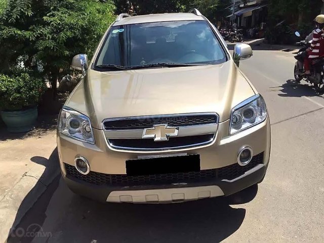 Cần bán Chevrolet Captiva LT 2.4 MT năm 2008, màu vàng, số sàn 