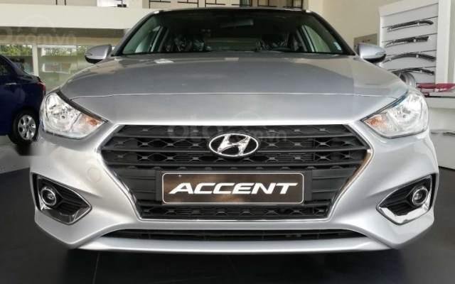 Bán Hyundai Accent 1.4L đời 2019, màu bạc, tặng thêm nhiều phụ kiện chính hãng