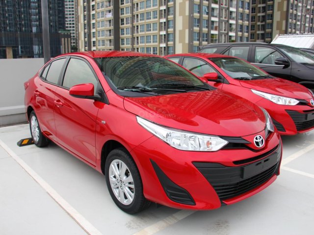 Bán nhanh chiếc Toyota Vios E đời 2019, màu đỏ - Giá cạnh tranh - Giao nhanh tận nhà