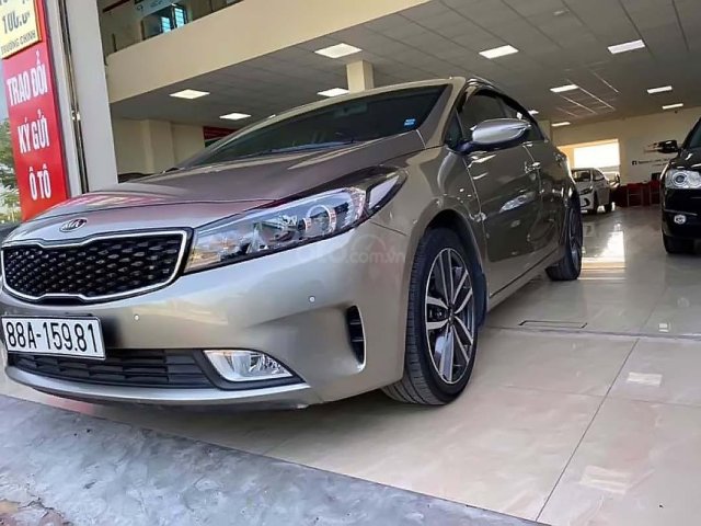 Bán Kia Cerato 1.6 AT đời 2017, màu xám, số tự động 0