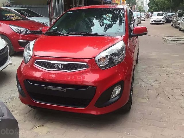 Cần bán xe Kia Picanto S 1.25 AT sản xuất năm 2014, màu đỏ, 315tr0