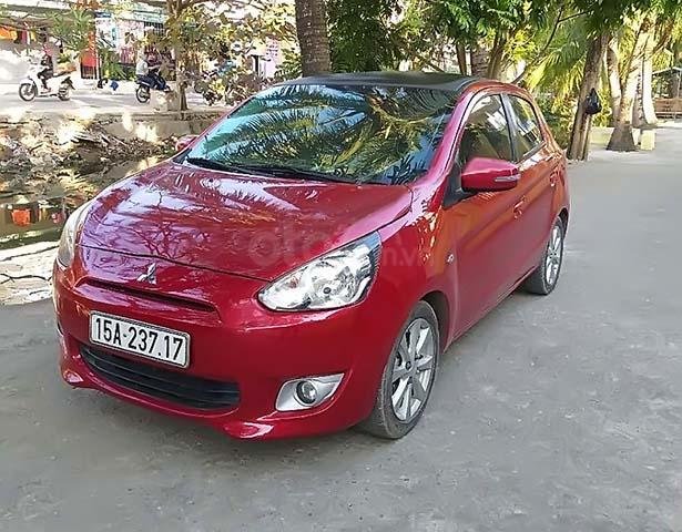 Cần bán Mitsubishi Mirage đời 2015, màu đỏ, nhập khẩu 