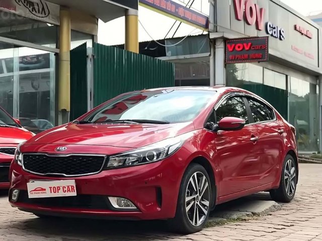 Cần bán Kia Cerato 1.6 AT đời 2018, màu đỏ, chính chủ 0