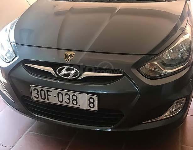 Bán Hyundai Accent năm sản xuất 2012, màu xanh lam, xe nhập0