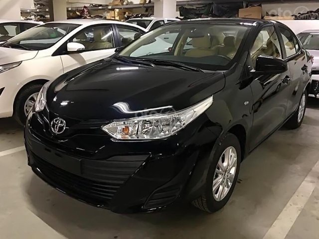 Ưu đãi Tết về - Giảm giá hết nấc, Toyota Vios E sản xuất 2019, màu đen0