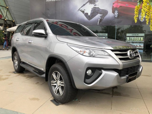 Hỗ trợ mua xe trả góp lãi suất thấp - Giao xe tận nhà khi mua xe Toyota Fortuner đời 2019, màu bạc