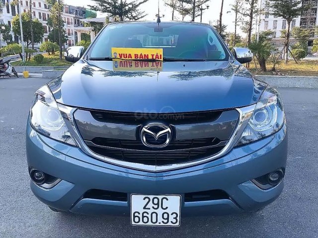 Cần bán lại xe Mazda BT 50 2.2L 4x2 AT 2016, màu xanh lam, nhập khẩu, 539tr0