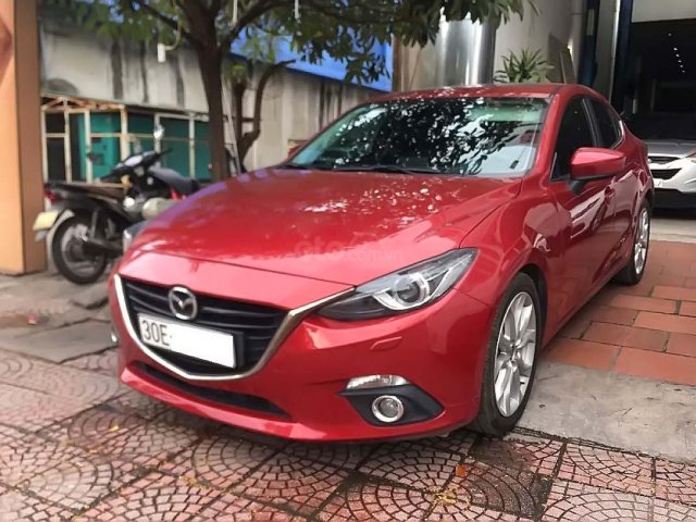 Cần bán Mazda 3 đời 2016, màu đỏ số tự động, 595 triệu xe còn mới lắm0