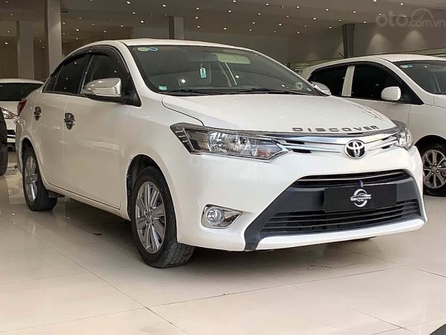 Cần bán Toyota Vios năm sản xuất 2017, màu trắng, giá 410tr xe còn mới lắm0