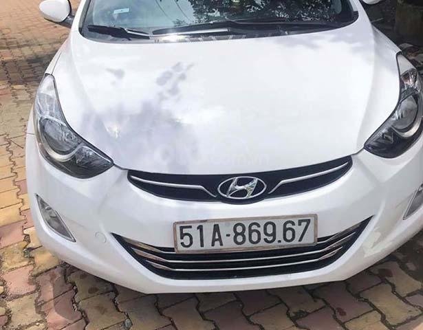 Bán ô tô Hyundai Elantra 1.8 MT 2013, màu trắng, nhập khẩu số sàn0